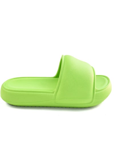 Buy Women's Rubber Flip Flops Lime Green  2024 in Egypt