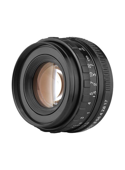 اشتري 50mm F1.7 Large Aperture Camera Lens Manual Focus Prime Lens PK Mount Replacement for Pentax K1/ K-1 Mark II Full Frame Cameras في السعودية