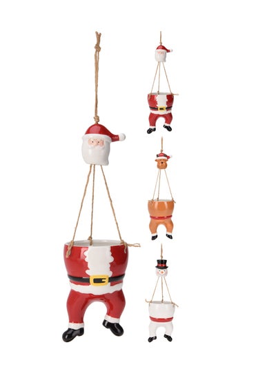 اشتري Homesmiths Planter Santa 57Cm 3 Design, Assorted 1 Piece في الامارات