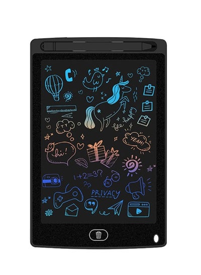 Buy LCD Writing Tablet with Pen, One-Touch Eliminate, Reusable, Suitable for Graffiti/Drawing, 8.5 Inches in Saudi Arabia