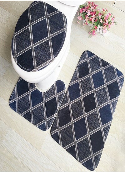 اشتري 3pc set bathroom mat في الامارات