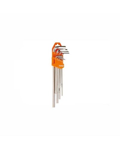 اشتري Clarke Allen Key 9 pcs Set Short, 1/16"- 3/8" في الامارات