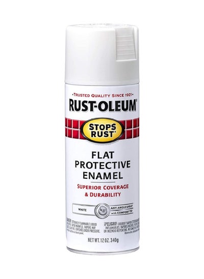 اشتري RustOleum Stops Rust Flat White في الامارات