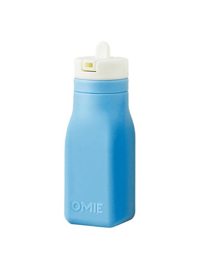 Buy Soft Silicone Water Bottle, Blue in Saudi Arabia