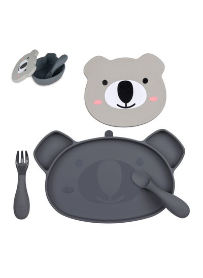 Buy Baby Weaning Set - Grey in Saudi Arabia