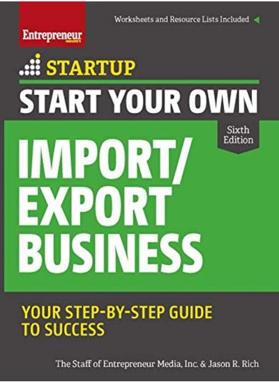 Buy Start Your Own Import/Export Business by The Staff of Entrepreneur Media, Inc. - Rich, Jason R. Paperback in UAE