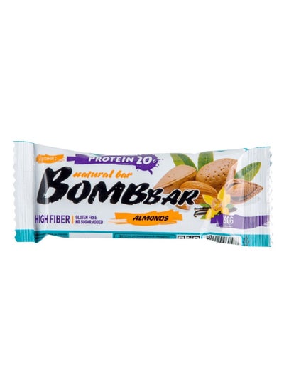 اشتري Bombbar Protein Bar Almond and Vanilla 60g في الامارات