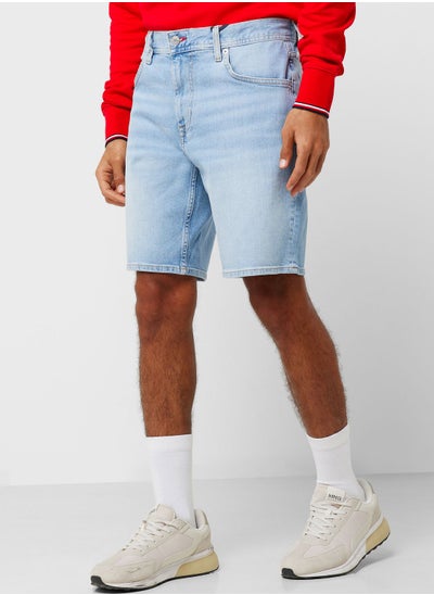 Buy Light Wash Denim Shorts in Saudi Arabia