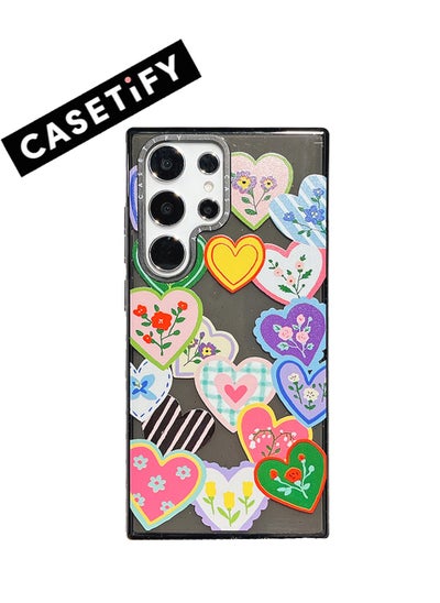 Buy "Enchanted Garden Heart Decals Case for Samsung Galaxy S24 Ultra in UAE