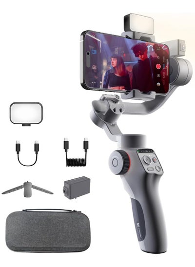 Buy FUNSNAP C05 Gimbal Stabilizer for Smartphone, iPhone Gimbal w/Focus Wheel Face/Object Tracking Gimbal for iPhone 15 14 Pro Max/Android 3-Axis Handheld Phone Gimbal for Video Recording in Saudi Arabia