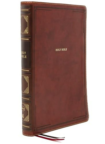 Buy Nkjv Thinline Reference Bible Leathersoft Brown Red Letter Comfort Print Holy Bible New King By Nelson, Thomas Paperback in UAE