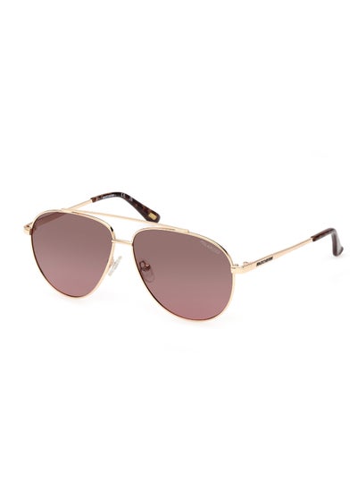 Buy Unisex Polarized Pilot Shape Metal Sunglasses SE627632H58 - Lens Size: 58 Mm - Gold in UAE