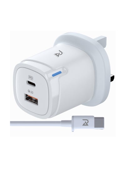 اشتري Radalifestyle QC 9 Fast Charger With Quick-Charge 20 watt & Type C Cable Included في الامارات