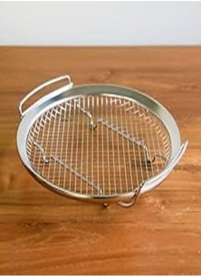 Buy Stainless Steel Strainer with Double Ear Handles, Strainer for Grilling or Frying in Egypt