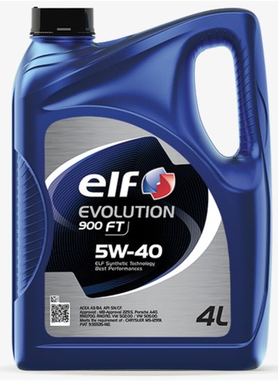 Buy ELF EVOLUTION 900 FT 5W-40 - 4 Liter in Egypt