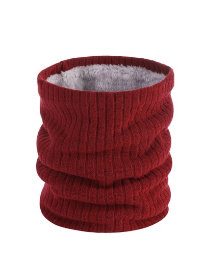 اشتري New Couple Fleece Neck Warmer Unisex Thick Knit ScarfPaohong Paohong في الامارات