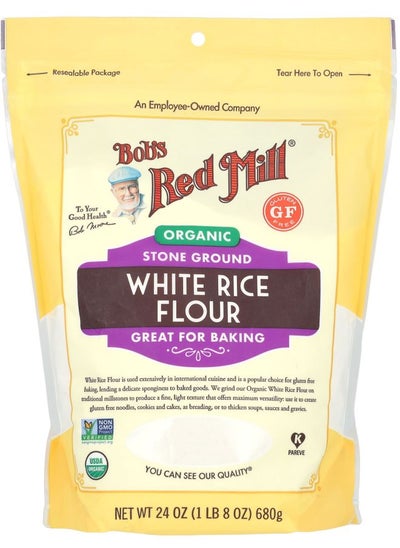 اشتري Organic White Rice Flour 24 oz (680 g) في الامارات