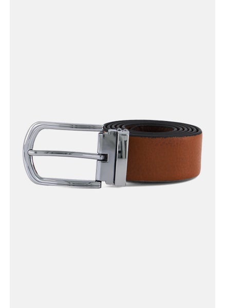 Buy Men Leather Belts, Tan in Saudi Arabia