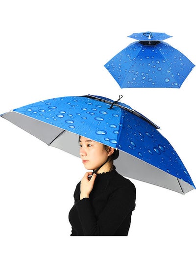Buy Double-Layer Windproof and Rainproof Fishing Umbrella in Saudi Arabia