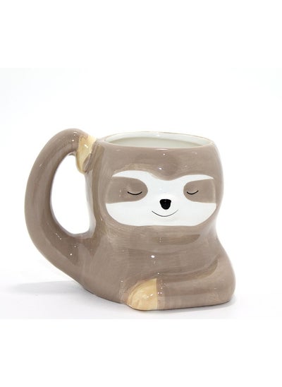 Buy Sleepy Animal Character Design Ceramic Cup in Saudi Arabia