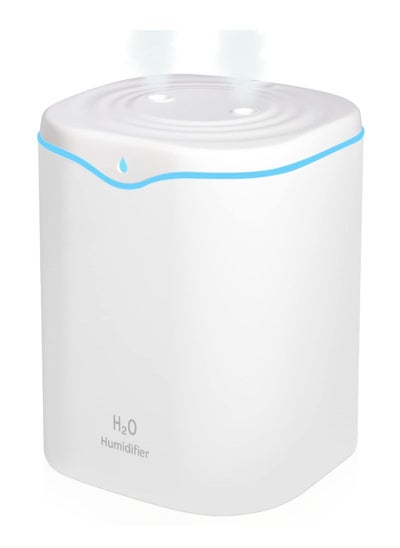 Buy Humidifiers for Bedroom, 2L Cool Mist Humidifier for bedroom, USB Portable Desk Humidifier, Quiet Ultrasonic Humidifier with 2 Mist Modes and 7-Color Light, Auto Shut-Off, for Travel & home in UAE