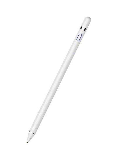 Buy Rechargeable Active Stylus Pen White in UAE