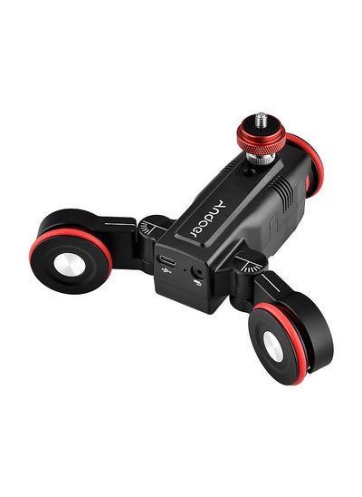 اشتري L5i Pro Wireless Camera Video Auto Dolly 3-Wheels Motorized Slider Dolly Car Mobile APP Control Time-lapse Straight/Curved Line Photography Adjustable Speed 3kg Load Capacity Built-in Battery في الامارات