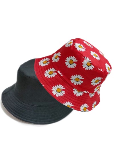 اشتري قبعة صياد بوجهين للنساء والرجال محمولة قابلة للطي قبعة لربيع وصيف موضة قبعة ظلة خارجية في مصر