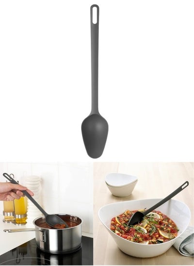 Buy Fullandad Silicone Spoon 33Cm (Gray) in Egypt