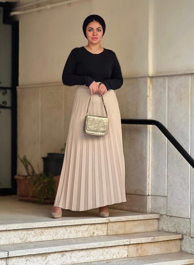 Buy Violet Fashioned Skirt - Beige in Egypt
