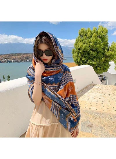 Buy Fashionable Design Outdoor Camping Sun Protection Warmth Breathable Blanket in UAE