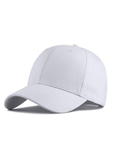 Buy Oversize High Crown Adjustable Plain Mesh Back Trucker Baseball Cap in Saudi Arabia