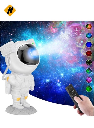 Buy Star Projector Night Lights,Kids Room Decor Aesthetic,Tiktok Astronaut Nebula Galaxy Projector Night Light,Remote Control Timing and 360°Magnetic Head,Lights for Bedroom,(Gaming Room Deco) in UAE