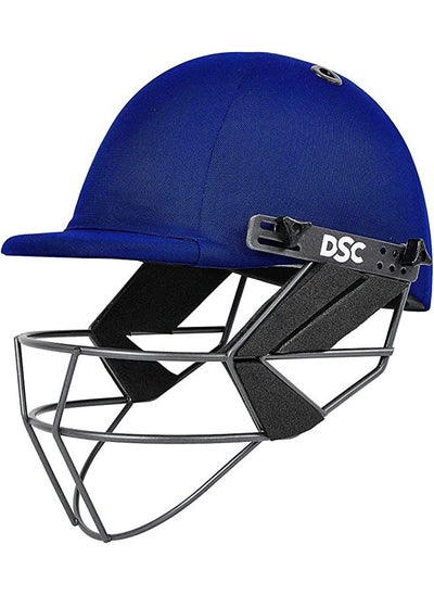 Buy FORT 44 Cricket Helmet | Navy Blue | Size: Extra Large | For Men & Boys | Steel Grill | Adjustable Back Support Strap | Removable and washable sweatband | Lightweight in UAE