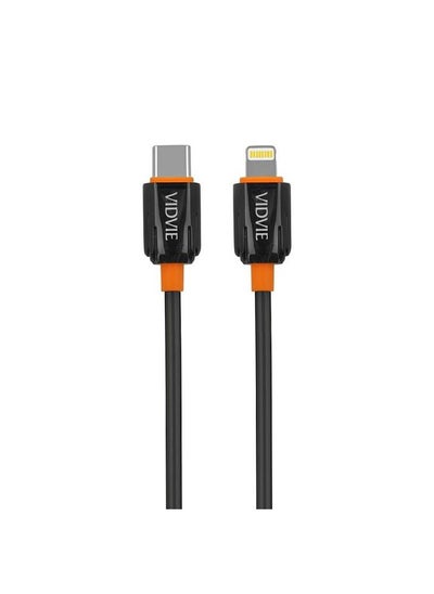 Buy Vidvie CABLE VIDVIE CB4018c&i TYPE-C/IPHONE 1M BLACK in Egypt