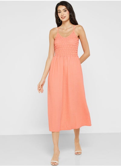 Buy Ruched Tiered Dress in UAE