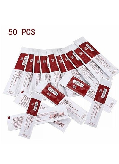 Buy 50Pcs Tattoo Scar Repair Gel, Microblading Aftercare Ointment Vitamin A and D Anti-Inflammatory Anti Scar Tattoo Aftercare Cream for Makeup Microblading and Tattoo Healing Art Tattoo Supplies in Saudi Arabia