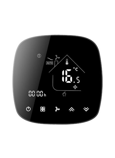 اشتري Klima Smart Thermostat KL6100B زوايا دائرية ترموستات Wi-Fi شاشة لمس تحكم ذكي في الامارات