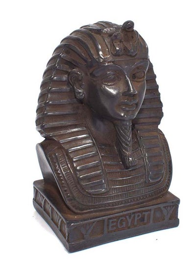 Buy pharaonic Decorative Egyptian Tutankhamun mask Statue ancient Egyptian souvenirs gifts handmade Home decor collectibles Sculptures  (Egypt - Darck - 9.5 CM Height) in Egypt