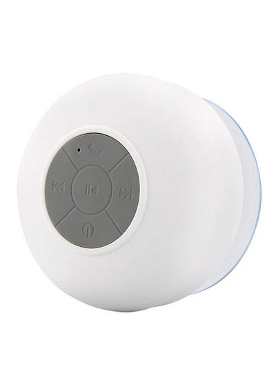 Buy Mini Portable Waterproof Bluetooth 3.0 Speaker White in Saudi Arabia