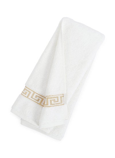 اشتري Medusa Hand Towel, Off White - 500 GSM, 50x80 cm في الامارات