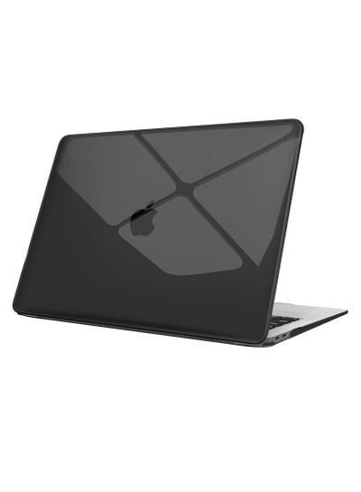 Buy Case Compatible with MacBook Air 13 (2018-2020 Release) A2337(M1)/A2179/A1932, Ultra Thin Hard Shell Protective Snap Case Compatible with MacBook Air 13 Inch Retina, Black in Egypt