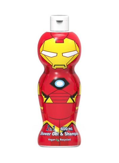 Buy Air-Val Ironman  Figure 1D Shower gel & Shampoo 2in1 400 ml in UAE