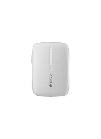 اشتري Kintone Series Built-in Dual Cable Power Bank 10000mAh Support three devices charging at same time - White في مصر