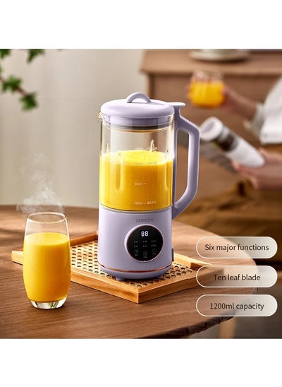 اشتري 800ml Soy Milk Machine Electric Juicer Blender Mixer Soybean Milk Maker Wall Breaking Machine Rice Paste Maker Breakfast Machine في الامارات