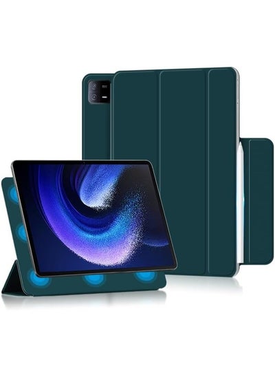 Buy Xiaomi Mi Pad 6 Max Double-sided Magnetic Case, 14-inch Buckle Protection Case for Mi Pad 6 Leather Case in UAE