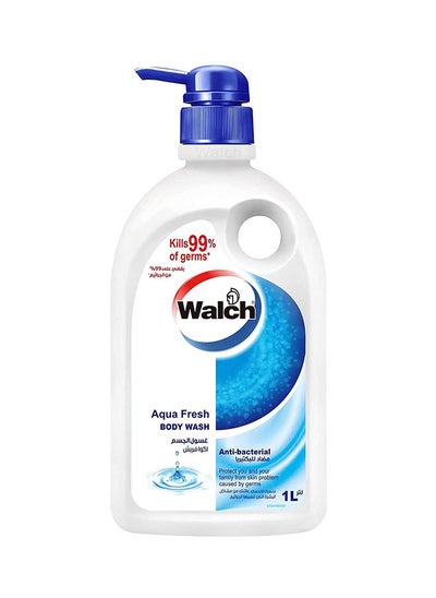 اشتري Anti-bacterial Body Wash , German Formula, 99.9% Anti Bacterial, Aqua Fresh Fragrance, 1L في الامارات