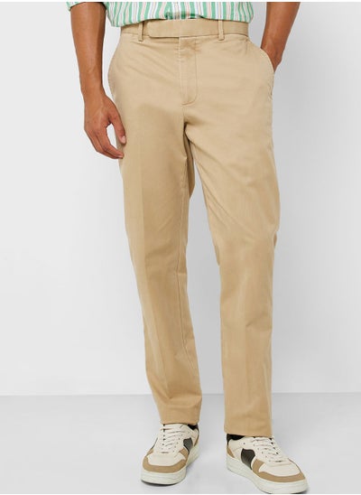 Buy Essential Straight Fit Pants in Saudi Arabia