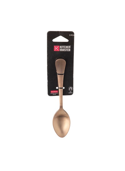 Buy Copper Dessert Spoon, Km0110, 3Pc Pack, Magnum in UAE