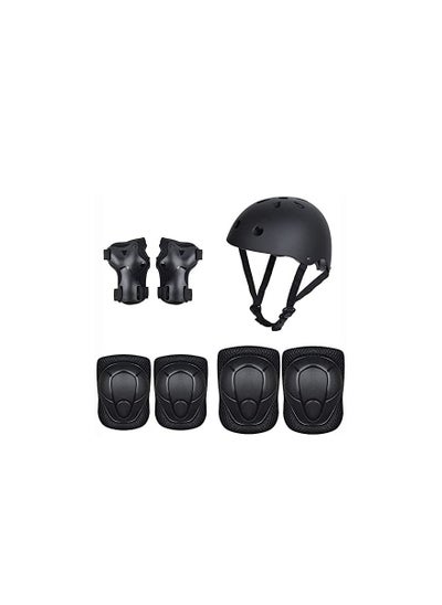 اشتري Kids Helmet Arm Protections for Scooter and Cycling black set في الامارات